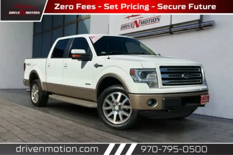 White 2014 Ford F-150 SuperCrew Cab King Ranch Pickup 4D 5 1/2 ft for sale in Greeley, CO