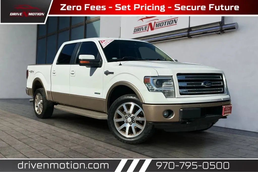 White 2014 Ford F-150 SuperCrew Cab King Ranch Pickup 4D 5 1/2 ft for sale in Greeley, CO