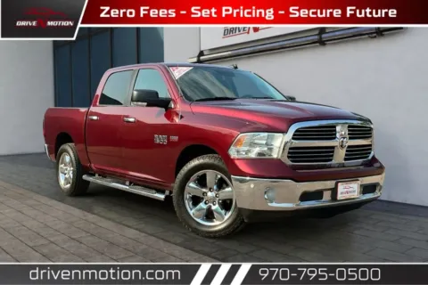 Red 2016 Ram 1500 Crew Cab Big Horn Pickup 4D 5 1/2 ft for sale in Greeley, CO