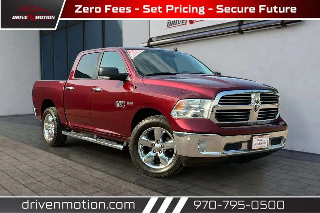 Red 2016 Ram 1500 Crew Cab Big Horn Pickup 4D 5 1/2 ft for sale in Greeley, CO