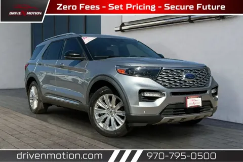 Silver 2020 Ford Explorer Limited Sport Utility 4D for sale in Greeley, CO