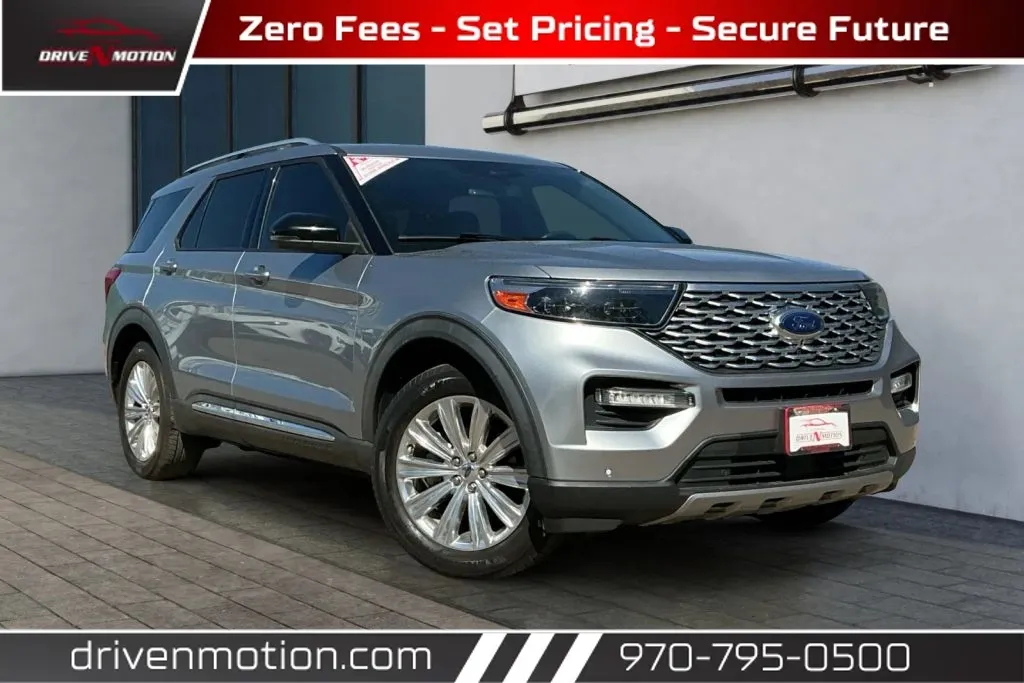 Silver 2020 Ford Explorer Limited Sport Utility 4D for sale in Greeley, CO