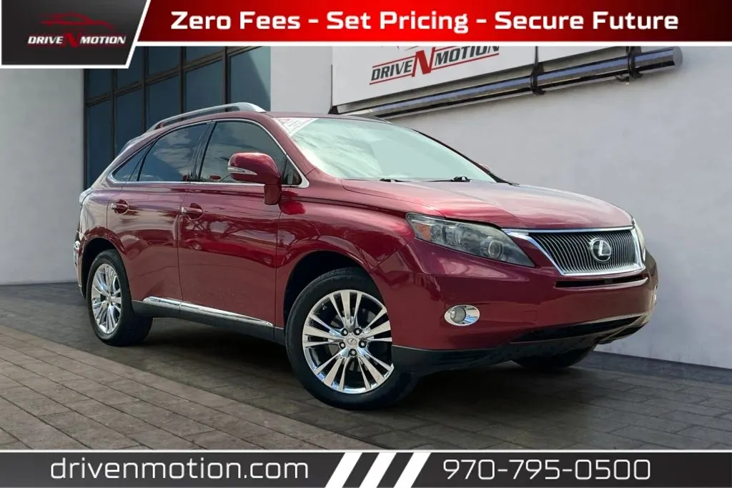 Red 2010 Lexus RX 450h Sport Utility 4D for sale in Greeley, CO