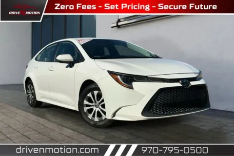 White 2022 Toyota Corolla Hybrid LE Sedan 4D for sale in Greeley, CO