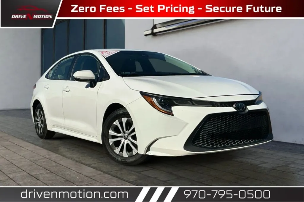 White 2022 Toyota Corolla Hybrid LE Sedan 4D for sale in Greeley, CO