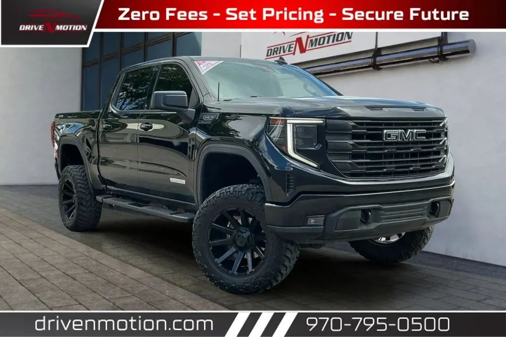 Black 2022 GMC Sierra 1500 Crew Cab Elevation Pickup 4D 5 3/4 ft for sale in Greeley, CO
