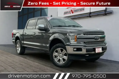 Gray 2018 Ford F-150 SuperCrew Cab Lariat Pickup 4D 5 1/2 ft for sale in Greeley, CO