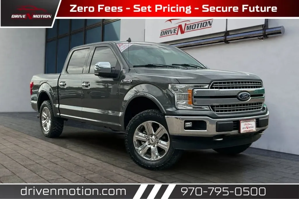 Gray 2018 Ford F-150 SuperCrew Cab Lariat Pickup 4D 5 1/2 ft for sale in Greeley, CO