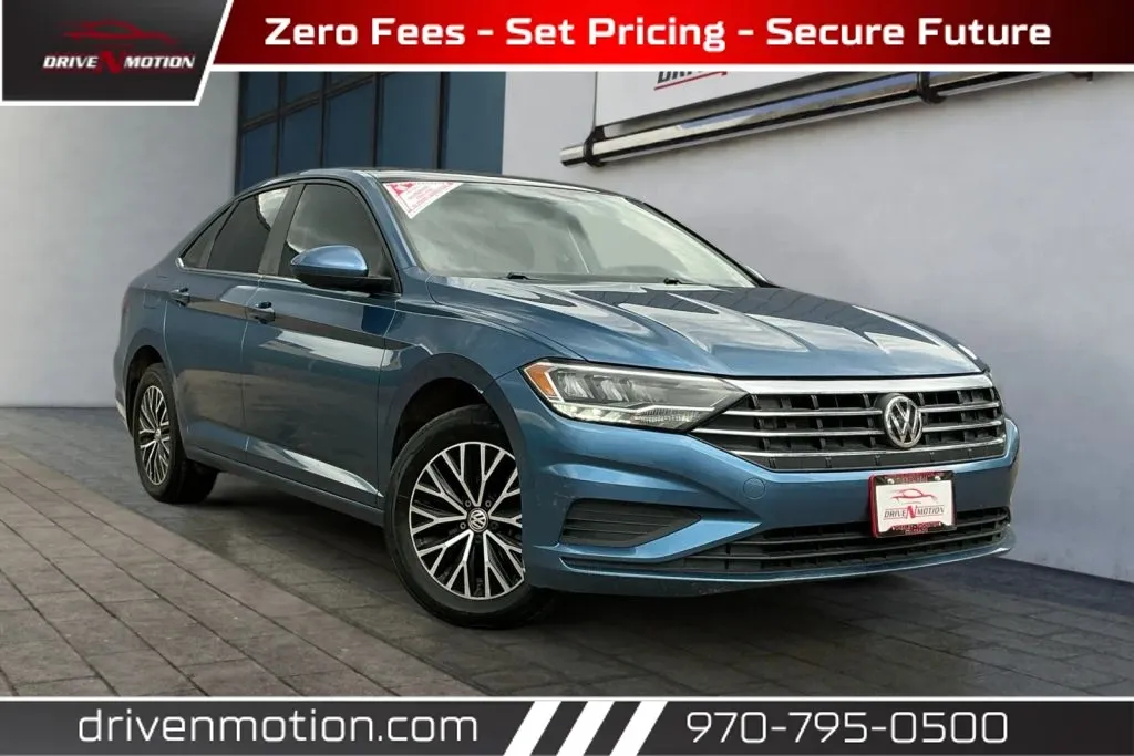 Blue 2021 Volkswagen Jetta 1.4T SE Sedan 4D for sale in Greeley, CO