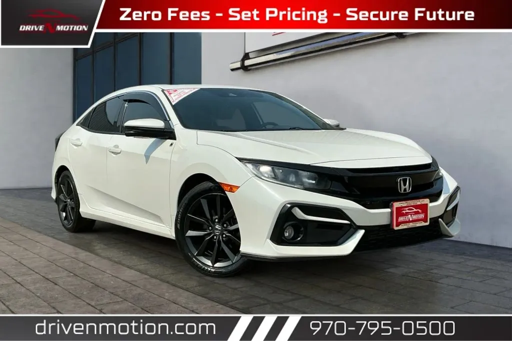 White 2020 Honda Civic EX-L Hatchback 4D for sale in Greeley, CO