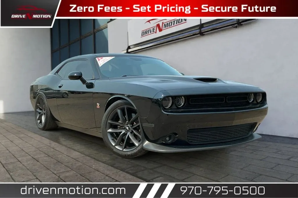 Black 2019 Dodge Challenger R/T Scat Pack Coupe 2D for sale in Greeley, CO