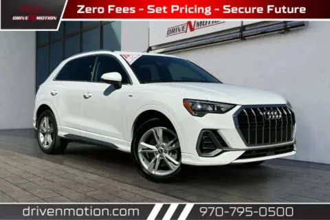 White 2022 Audi Q3 45 TFSI S line Premium Sport Utility 4D for sale in Greeley, CO