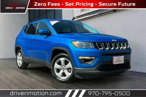Blue 2019 Jeep Compass Latitude Sport Utility 4D for sale in Greeley, CO