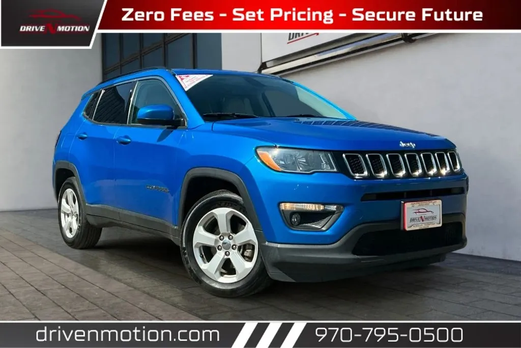 Blue 2019 Jeep Compass Latitude Sport Utility 4D for sale in Greeley, CO