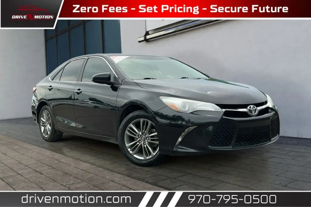 Black 2017 Toyota Camry SE Sedan 4D for sale in Greeley, CO