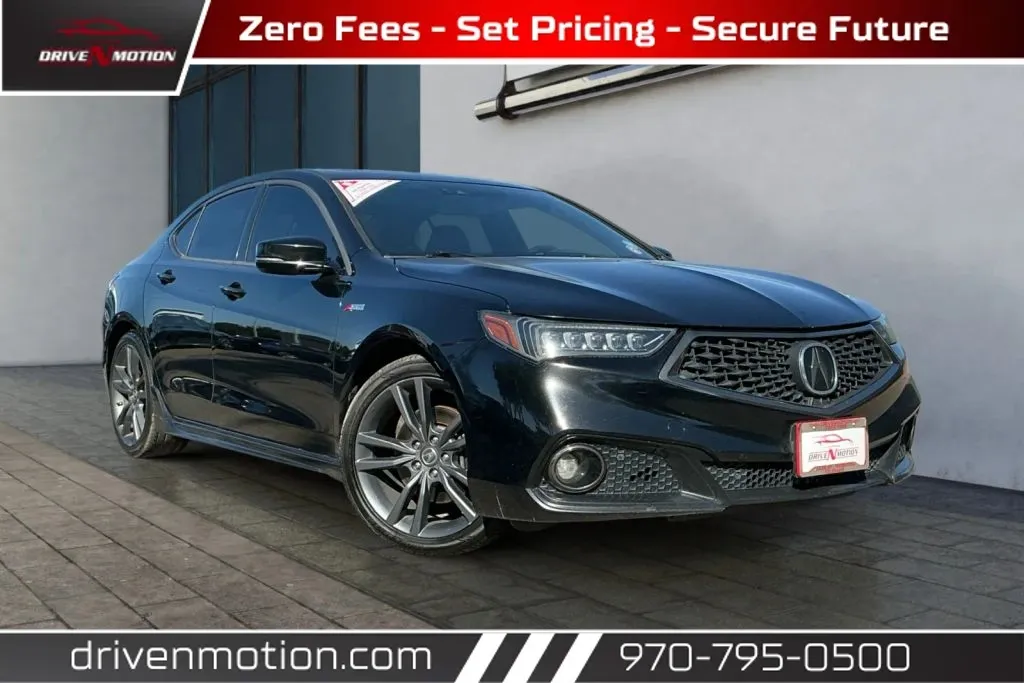 Black 2019 Acura TLX 3.5 w/Technology Pkg & A-SPEC Pkg Sedan 4D for sale in Greeley, CO