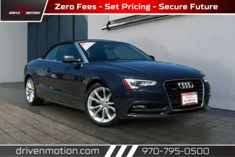 Blue 2013 Audi A5 2.0T Premium Plus Cabriolet 2D for sale in Greeley, CO