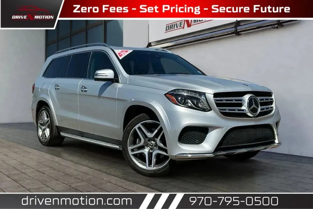 Silver 2018 Mercedes-Benz GLS 550 4MATIC Sport Utility 4D for sale in Greeley, CO