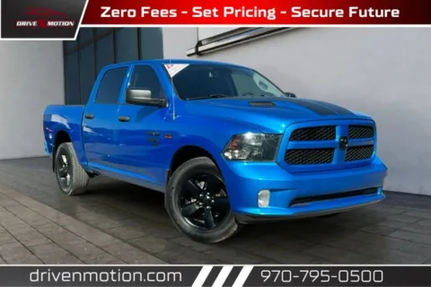 Blue 2019 Ram 1500 Classic Crew Cab Tradesman Pickup 4D 5 1/2 ft for sale in Greeley, CO