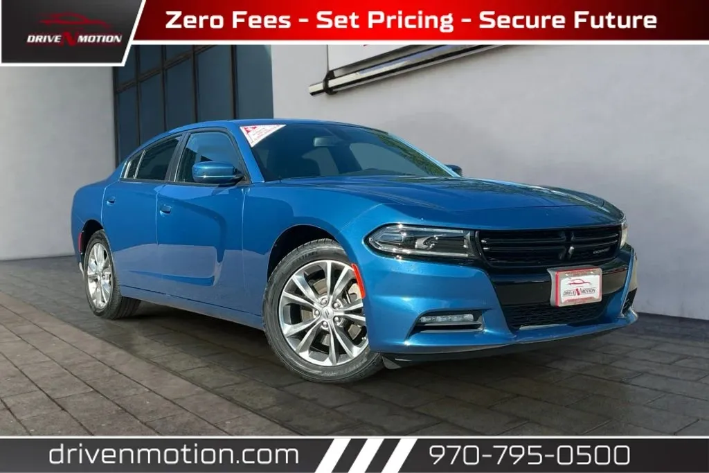 Blue 2022 Dodge Charger SXT Sedan 4D for sale in Greeley, CO
