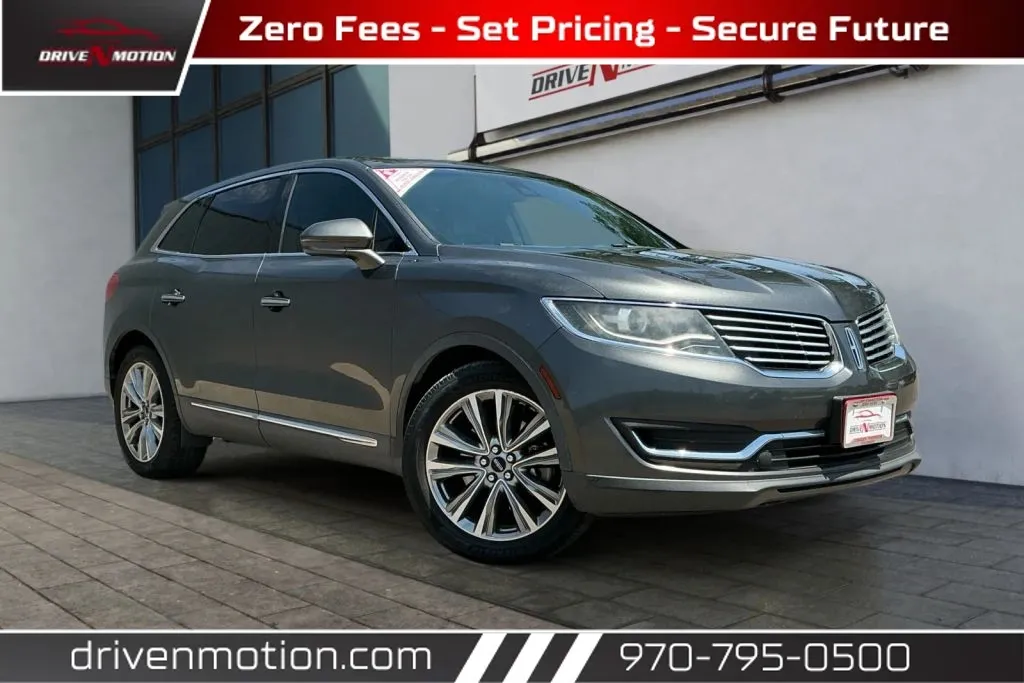 Gray 2017 Lincoln MKX Reserve Sport Utility 4D for sale in Greeley, CO