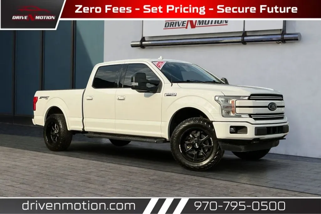 White 2018 Ford F-150 SuperCrew Cab Lariat Pickup 4D 5 1/2 ft for sale in Greeley, CO