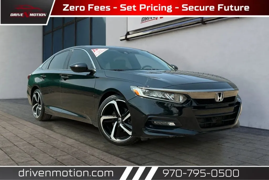 Black 2018 Honda Accord Sport Sedan 4D for sale in Greeley, CO