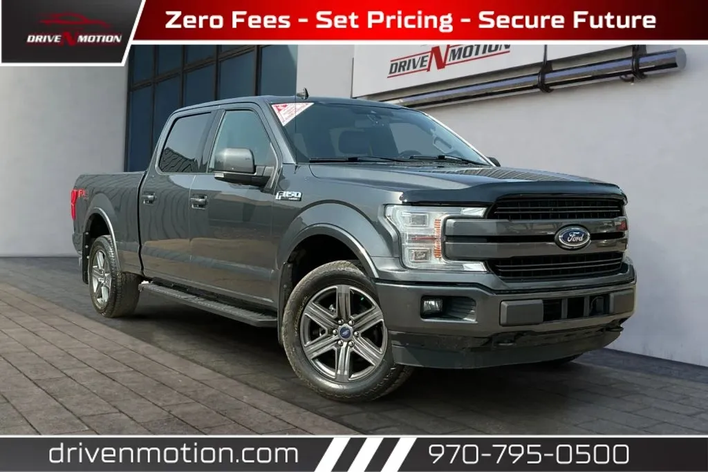 Gray 2020 Ford F-150 SuperCrew Cab Lariat Pickup 4D 5 1/2 ft for sale in Greeley, CO