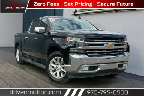 Black 2019 Chevrolet Silverado 1500 Crew Cab LTZ Pickup 4D 6 1/2 ft for sale in Greeley, CO