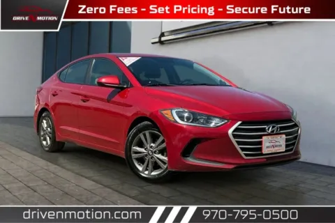 Red 2018 Hyundai Elantra SEL Sedan 4D for sale in Greeley, CO