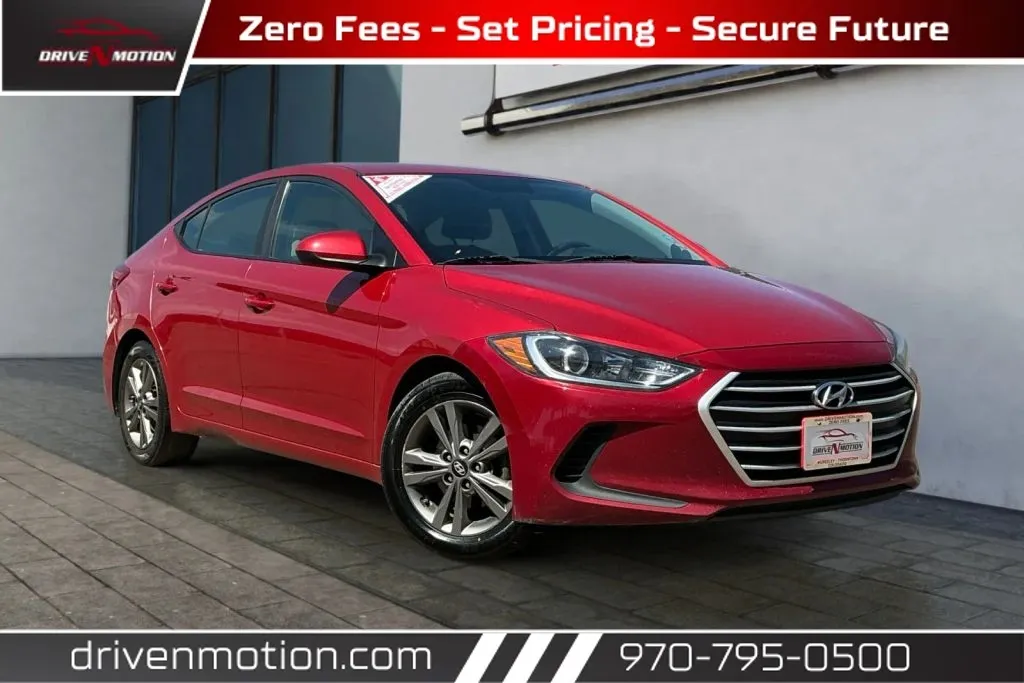 Red 2018 Hyundai Elantra SEL Sedan 4D for sale in Greeley, CO