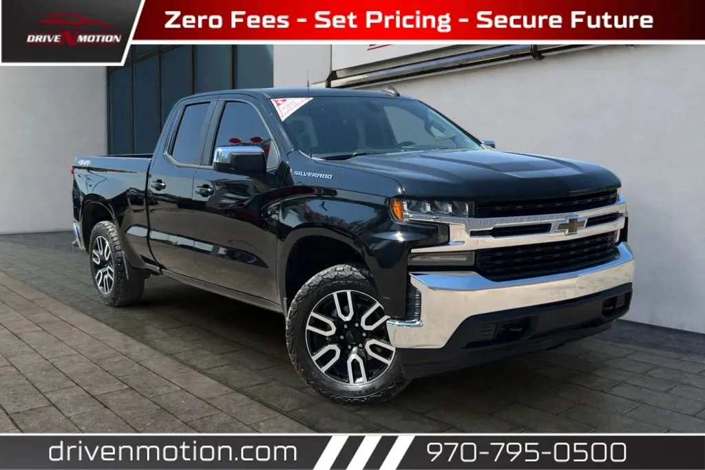 Black 2020 Chevrolet Silverado 1500 Double Cab LT Pickup 4D 6 1/2 ft for sale in Greeley, CO