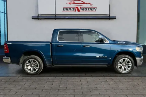 Another view of 2021 Ram 1500 Crew Cab Laramie Longhorn Pickup 4D 5 1/2 ft for sale in Greeley, CO at Drive N-Motion Greeley