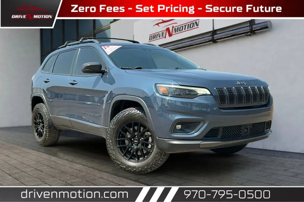Blue 2021 Jeep Cherokee 80th Anniversary Edition Sport Utility 4D for sale in Greeley, CO