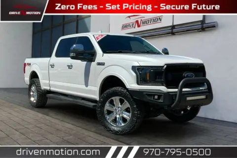 White 2018 Ford F-150 SuperCrew Cab Lariat Pickup 4D 6 1/2 ft for sale in Greeley, CO