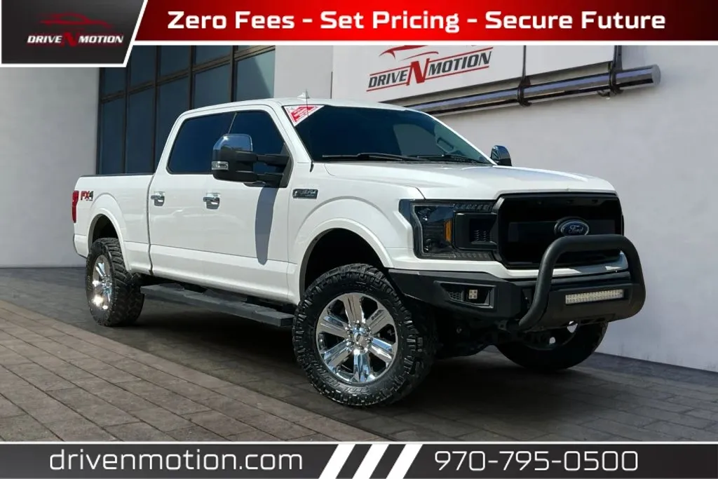 White 2018 Ford F-150 SuperCrew Cab Lariat Pickup 4D 6 1/2 ft for sale in Greeley, CO