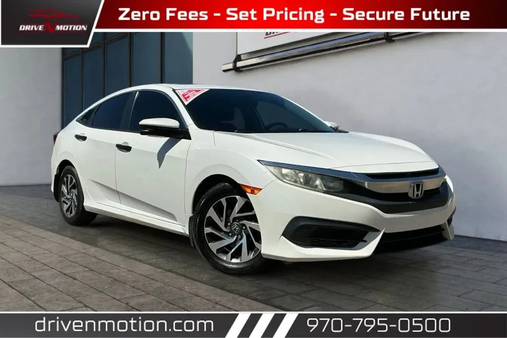 White 2018 Honda Civic EX Sedan 4D for sale in Greeley, CO