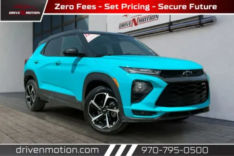 Blue 2022 Chevrolet Trailblazer RS Sport Utility 4D for sale in Greeley, CO
