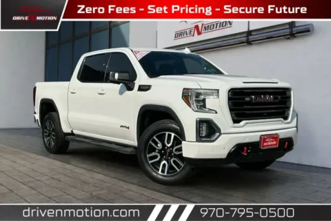 White 2019 GMC Sierra 1500 Crew Cab AT4 Pickup 4D 5 3/4 ft for sale in Greeley, CO