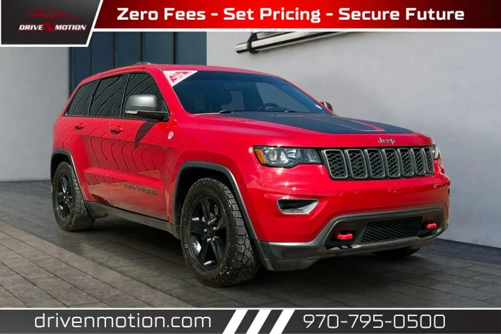 Red 2021 Jeep Grand Cherokee Trailhawk Sport Utility 4D for sale in Greeley, CO