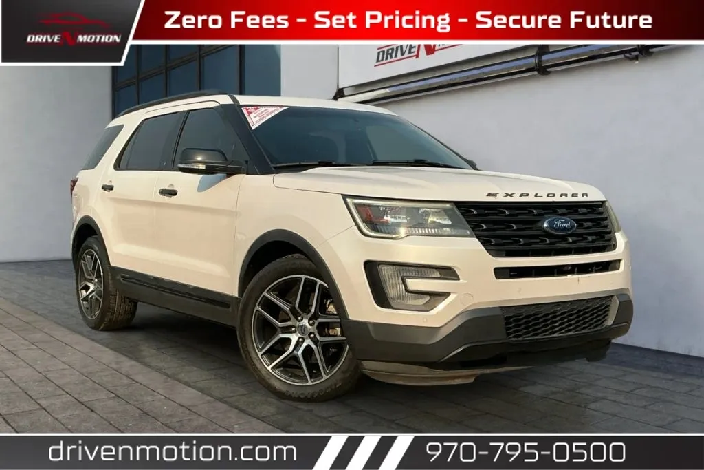 White 2017 Ford Explorer Sport SUV 4D for sale in Greeley, CO