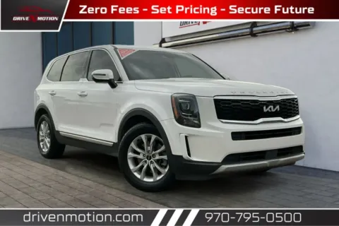 White 2022 Kia Telluride LX Sport Utility 4D for sale in Greeley, CO