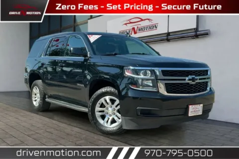 Black 2018 Chevrolet Tahoe LT Sport Utility 4D for sale in Greeley, CO