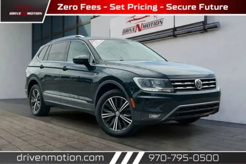 Green 2018 Volkswagen Tiguan 2.0T SEL Sport Utility 4D for sale in Greeley, CO