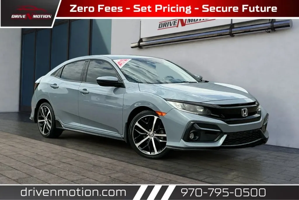 Gray 2021 Honda Civic Sport Hatchback 4D for sale in Greeley, CO