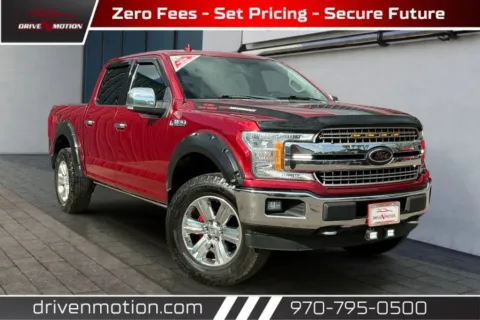 Red 2018 Ford F-150 SuperCrew Cab Lariat Pickup 4D 5 1/2 ft for sale in Greeley, CO