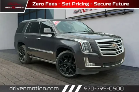 Gray 2015 Cadillac Escalade Platinum Sport Utility 4D for sale in Greeley, CO