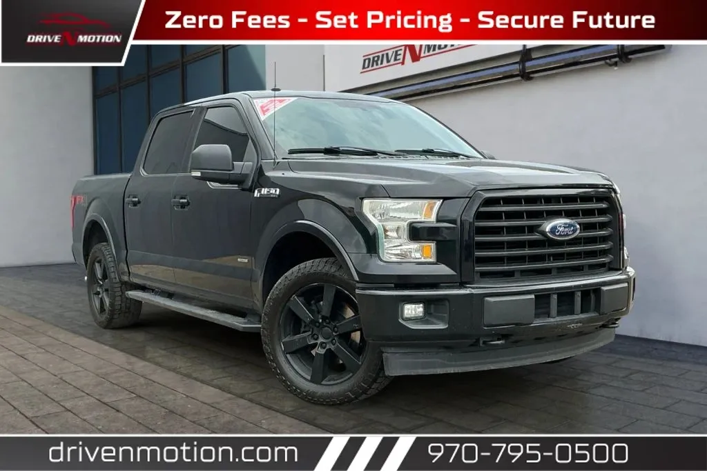 Black 2017 Ford F-150 SuperCrew Cab XLT Pickup 4D 5 1/2 ft for sale in Greeley, CO