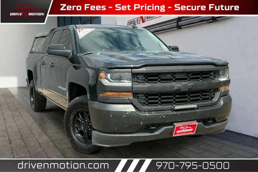 Black 2016 Chevrolet Silverado 1500 Double Cab LT Pickup 4D 6 1/2 ft for sale in Greeley, CO