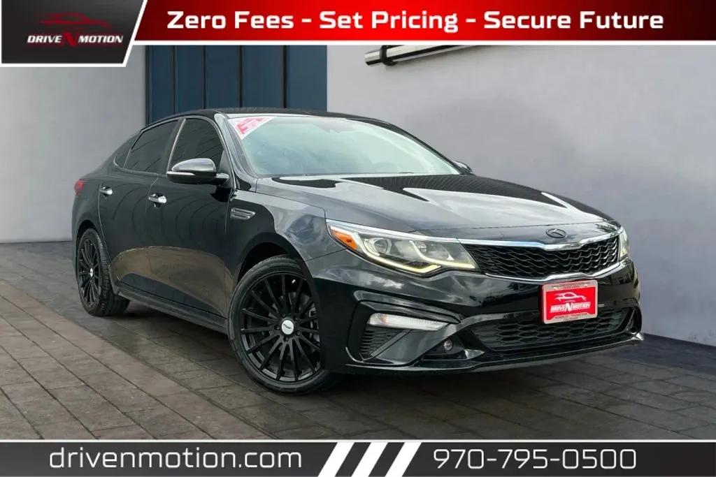 Black 2019 Kia Optima S Sedan 4D for sale in Greeley, CO